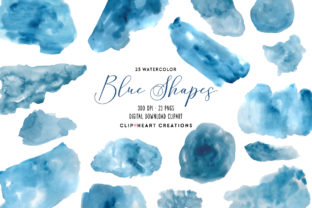 Blue Watercolor Shapes: A Designer's Review