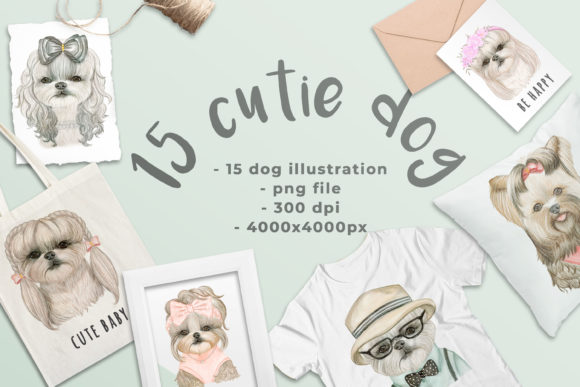 Cute Dog Watercolor Illustration Review