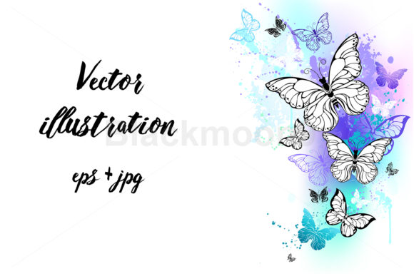 Flying Butterflies Watercolor Illustrations Review
