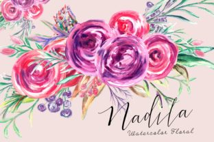 Nadila Watercolor Florals: Illustrations for Brands