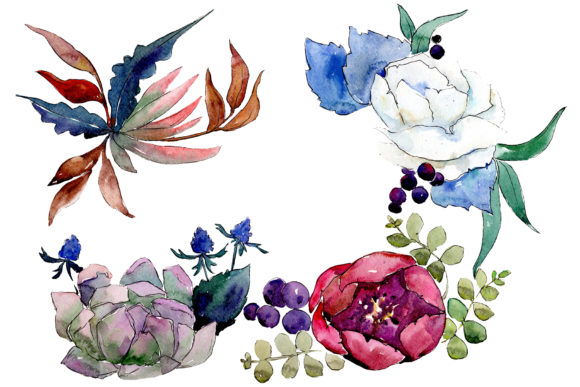Reviewing Bouquet Gentle Rustle Watercolor PNG