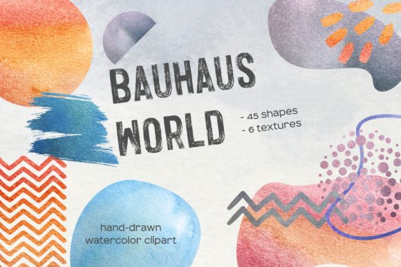 Watercolor Abstract Form Illustrations Review