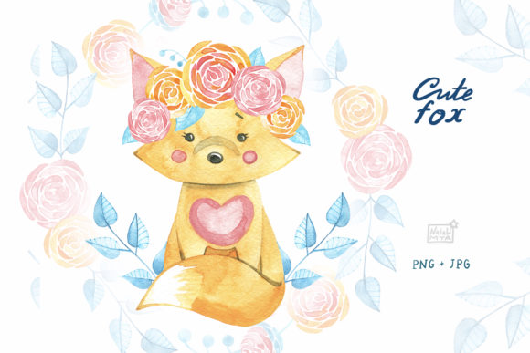 Watercolor Cute Fox Cliparts: A Designer Review